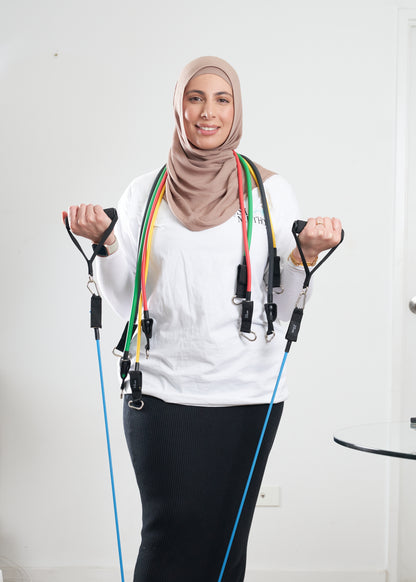 Resistance Band Set with App