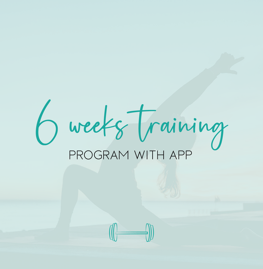 6 weeks training program with app